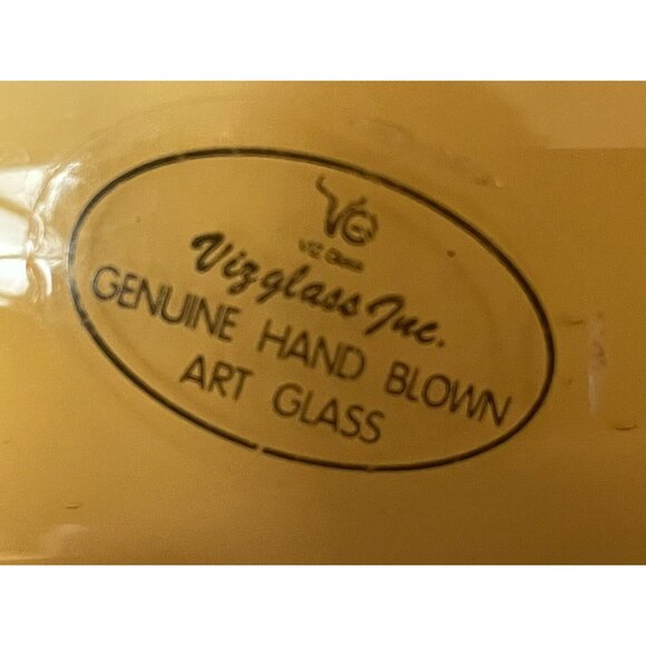 Vizglass Dreidel Divided Serving Jewish Tray Hand-Painted 18" x 6" Themed - Picture 5 of 5